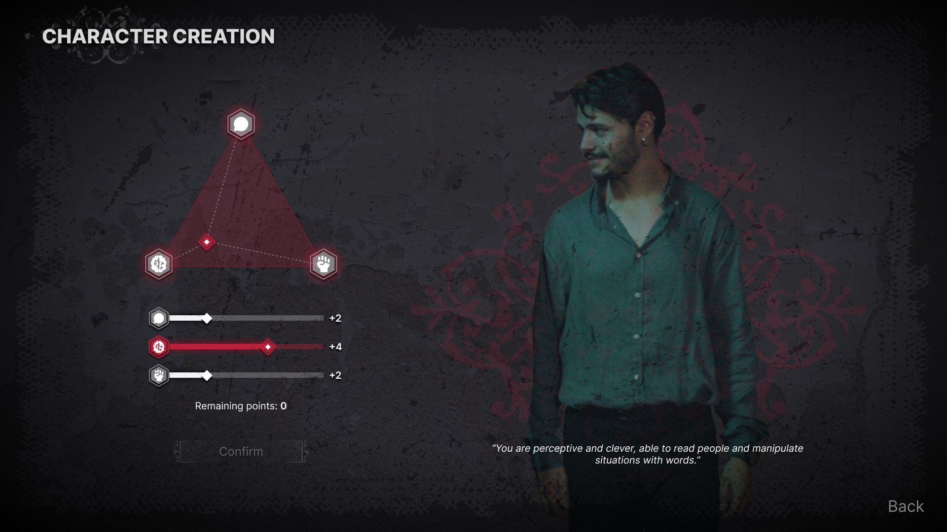 Character creation — Love Fall in Death